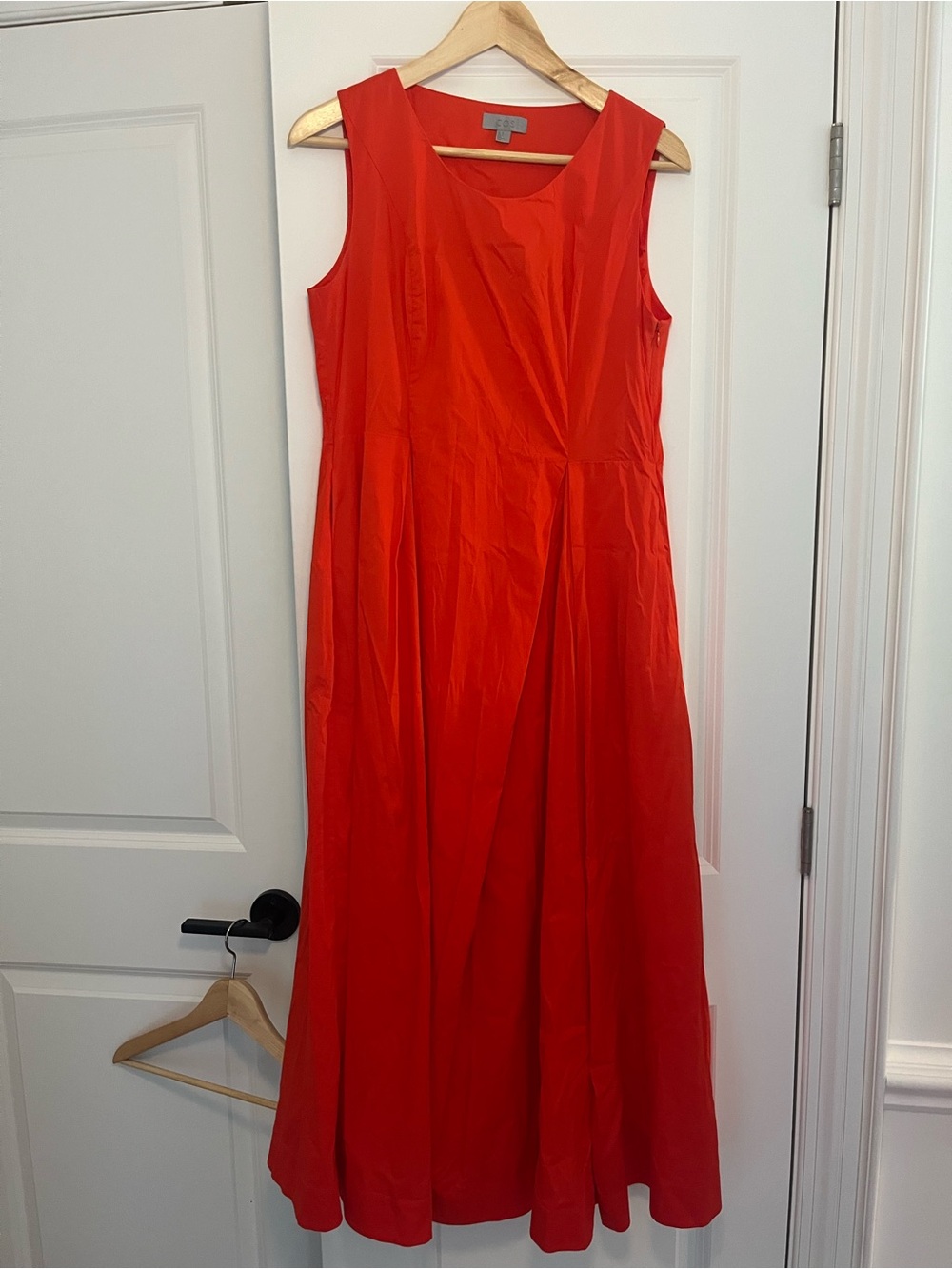 COS Vibrant Red Sleeveless Maxi Dress